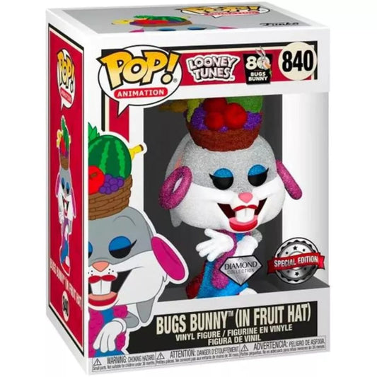 Funko Pop Animation Looney Tunes Bugs Bunny in Fruit Hat Diamond Exclusive