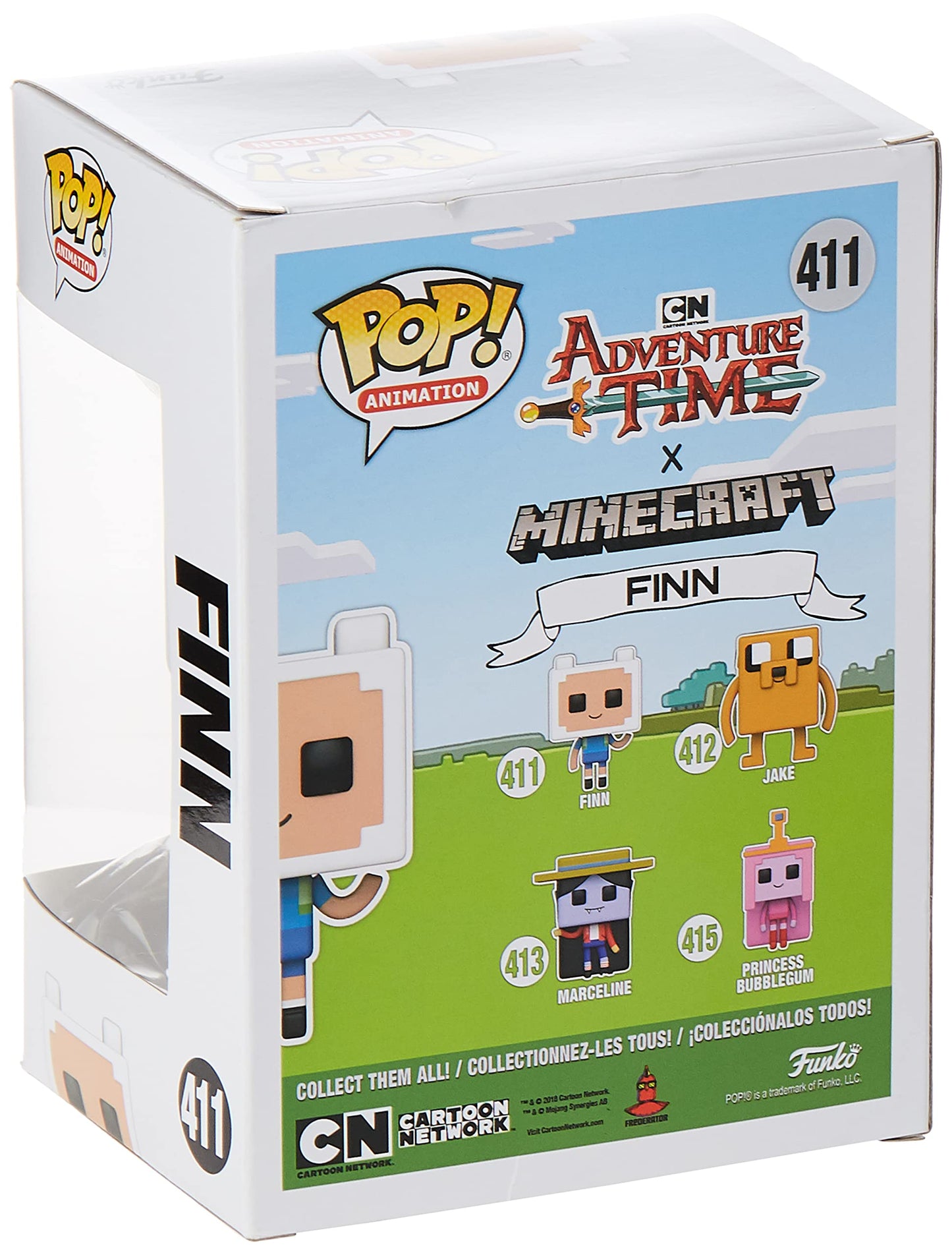 FUNKO POP! TELEVISION: Adventure Time / Minecraft - Finn