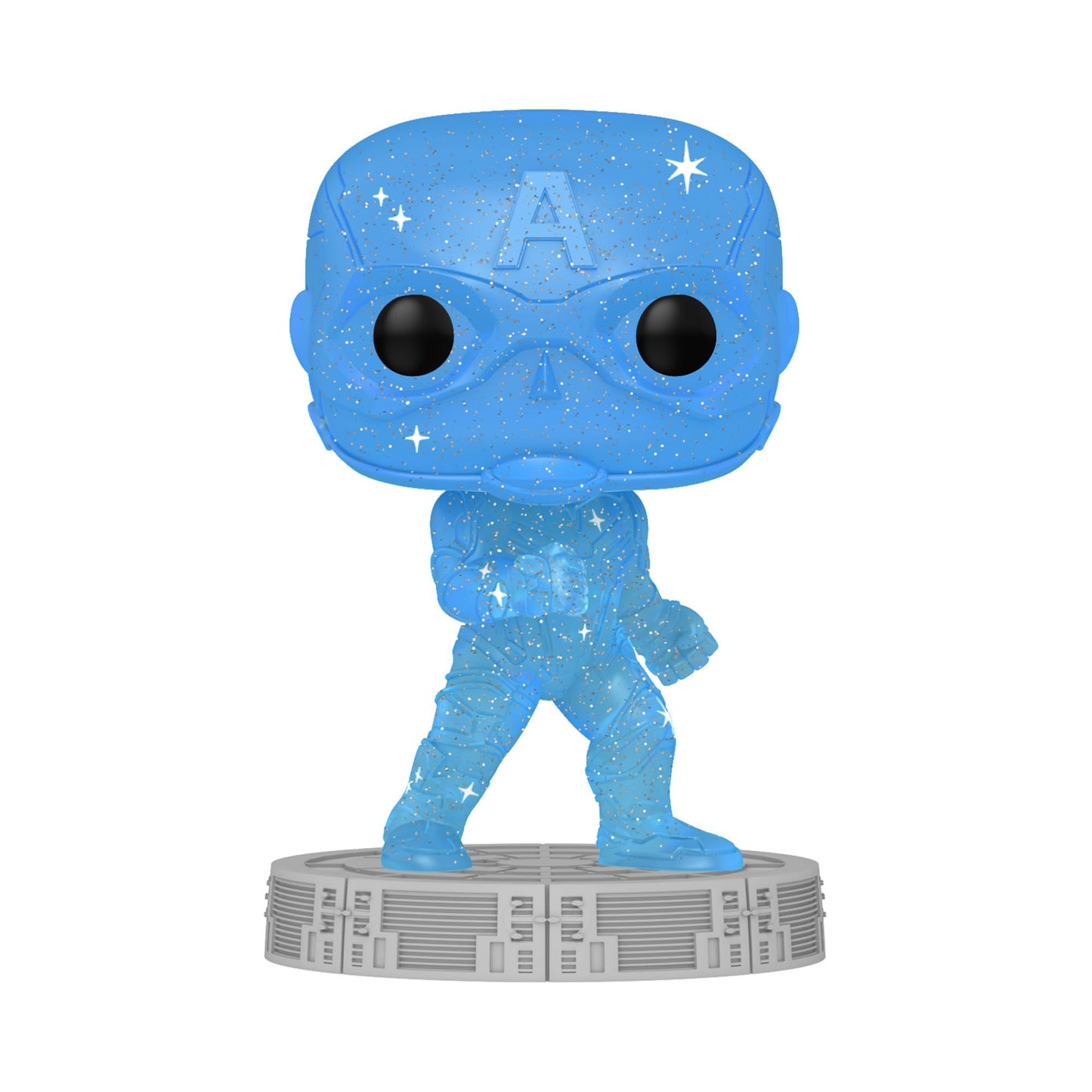 Funko POP Artist Series: Infinity Saga- Cap America (BU) Figure