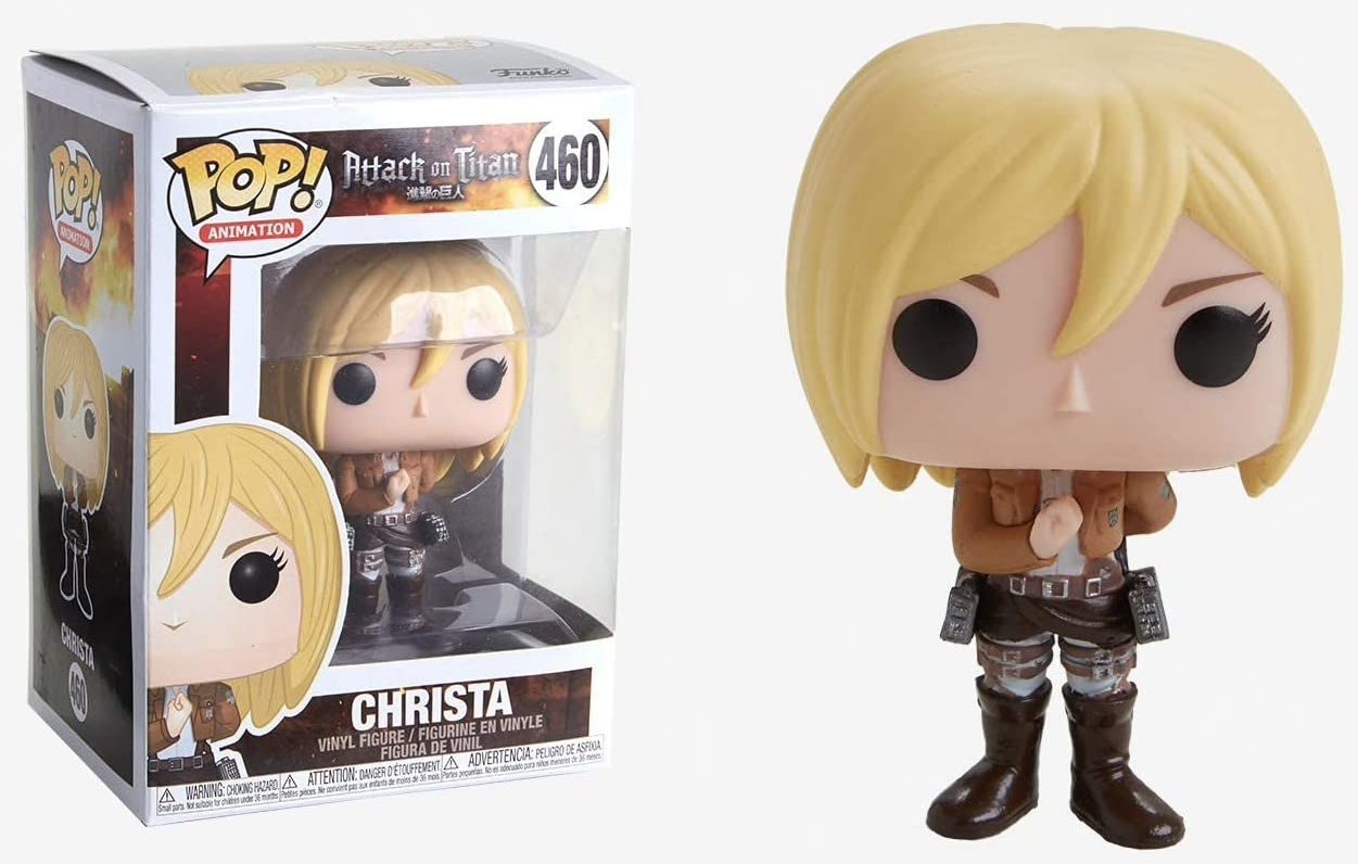 POP Attack on Titan - Christa Funko Vinyl Figure (Bundled with Compatible Box Protector Case)