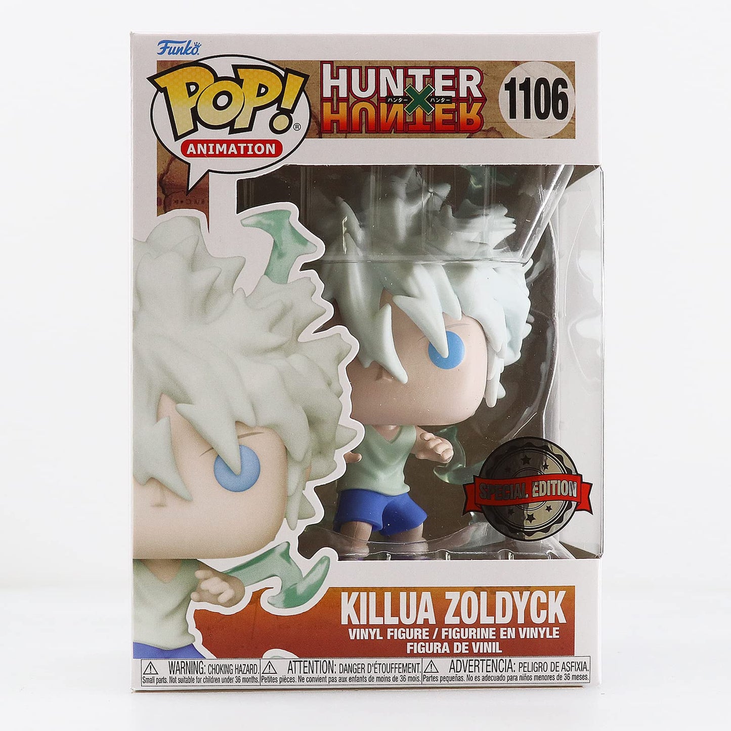 Hunter x Hunter Killua Zoldyck Godspeed Pop! Vinyl Figure