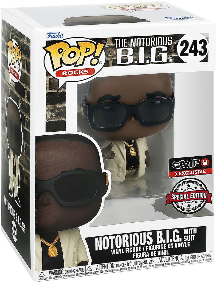 Funko Pop! Pop Rocks: Notorious B.I.G (Suit) Pop Vinyl Figure (Special Edition)