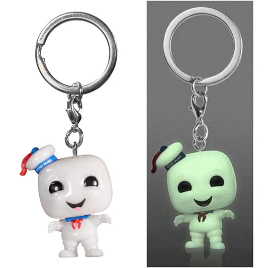 Funko POP! Key Chain: Ghostbusters - Stay Puft Pocket Pop (GITD) (Special Edition)