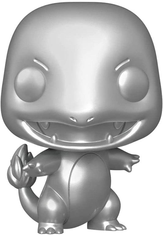 Funko Pop! Games: Pokemon - Charmander (Silver Metallic)