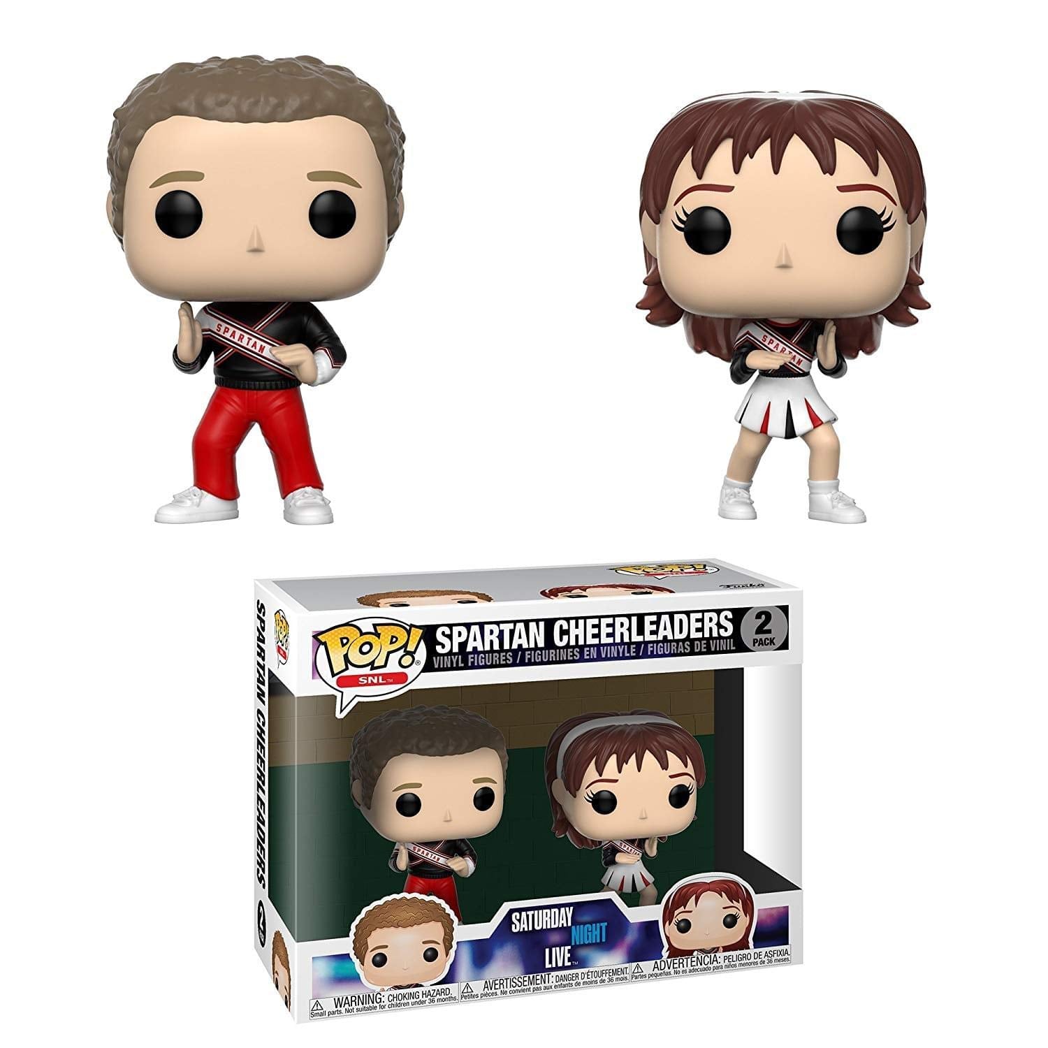 Funko Television: Saturday Night Live - Spartan Cheerleaders 2Pack Collectible Figure, Multicolor