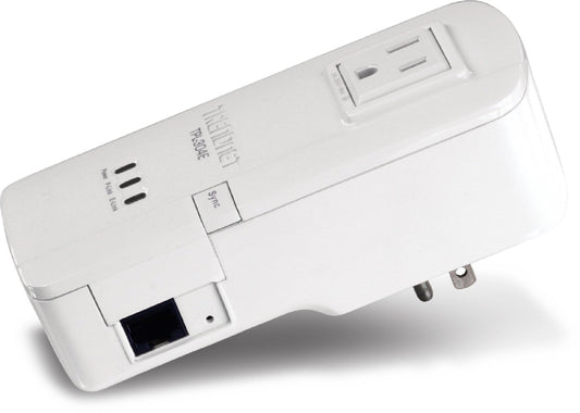 TRENDnet 200 Mbps Powerline with Bonus Outlet (White)