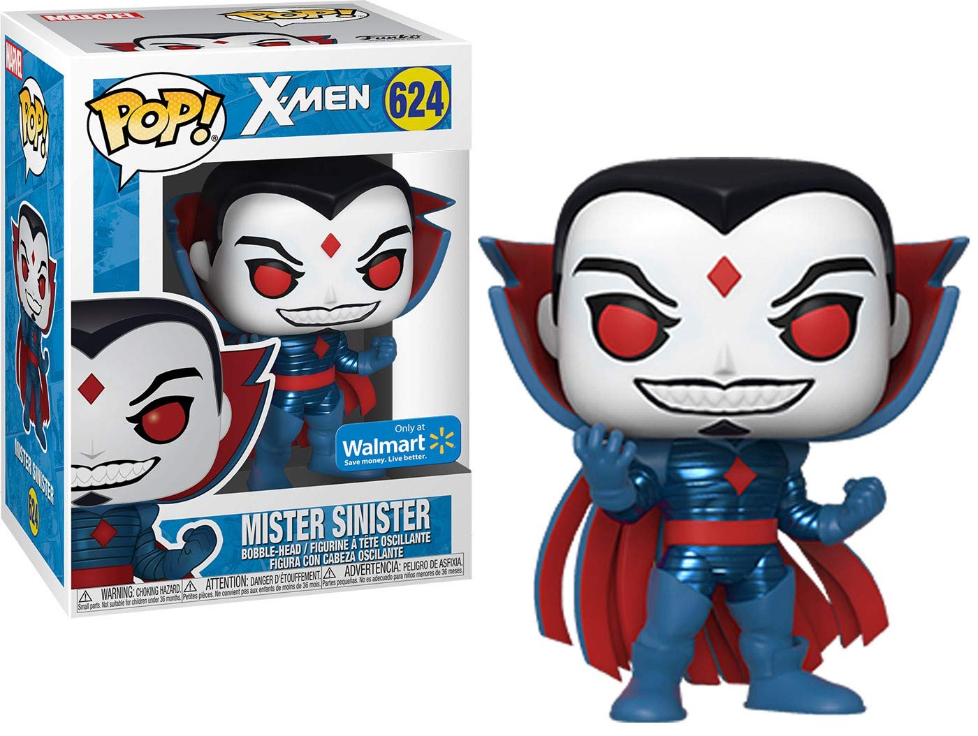 Funko Pop! X-Men Mister Sinister (Metallic) # 624 Exclusive Vinyl Figure