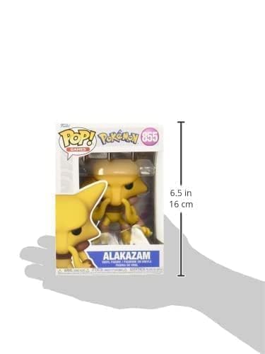 Funko Pop! Games: Pokemon - Alakazam, Multicolor, (59343)