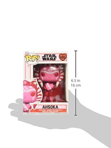 Funko Pop! Star Wars: Valentines - Ahsoka, Multicolor, 60120