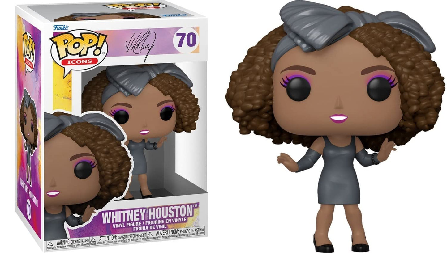 Funko Pop! Icons: Whitney Houston - How Will I Know, Multicolor, 61354
