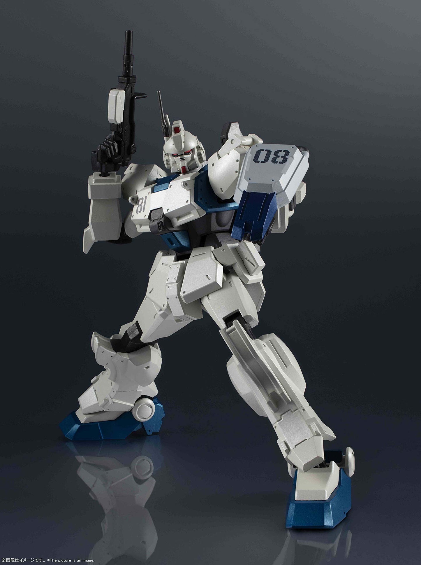 TAMASHII NATIONS - Mobile Suit Gundam: The 08th MS Team - RX-79[G] Ez-8 Gundam Ez-8, Bandai Spirits Gundam Universe Action Figure