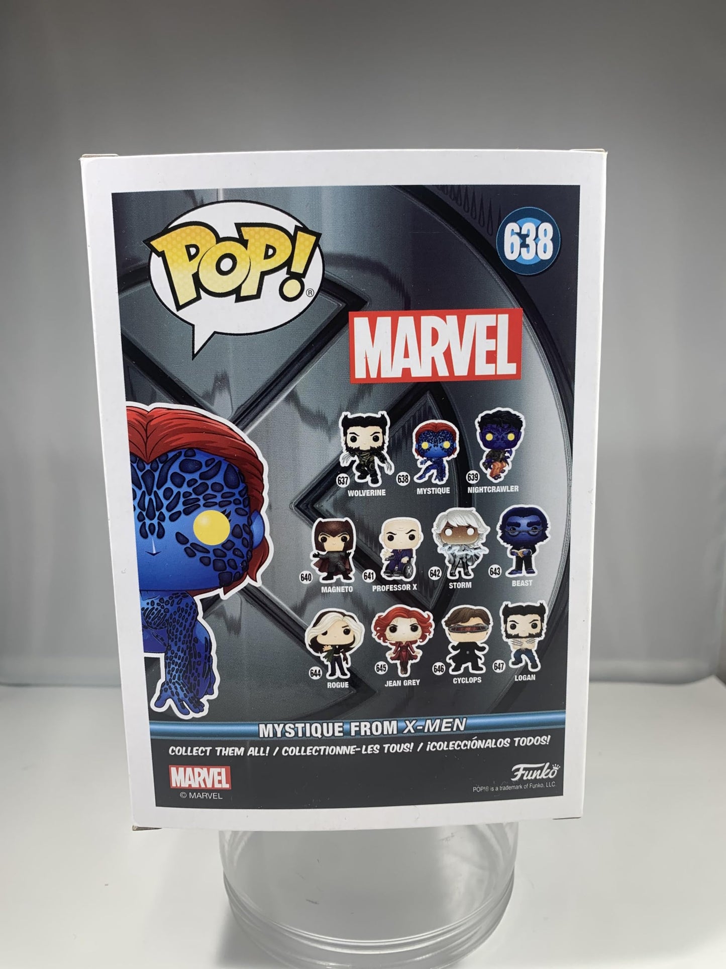 Funko Pop! Marvel: X-Men 20th - Mystique # 638 (Metallic) Exclusive Vinyl Figure