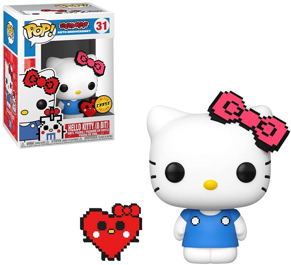 Funko Pop Hello Kitty 45th Anniversary Hello Kitty (8 bit) Chase Limited Edition