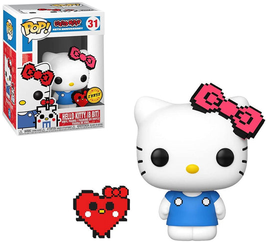 Funko Pop Hello Kitty 45th Anniversary Hello Kitty (8 bit) Chase Limited Edition