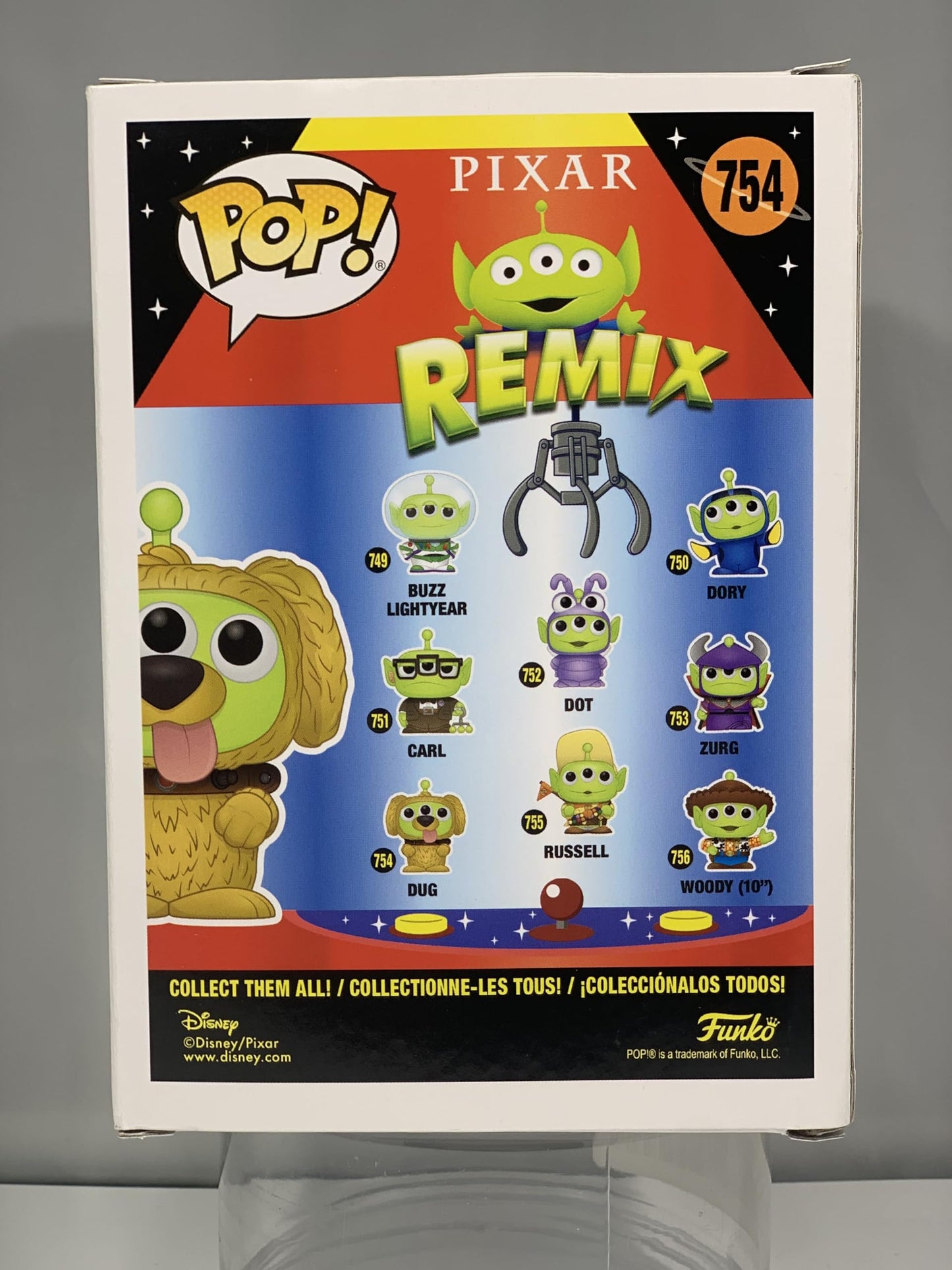 Funko Pop! Pixar: Alien Remix - Dug (Flocked) # 754 Exclusive Vinyl Figure