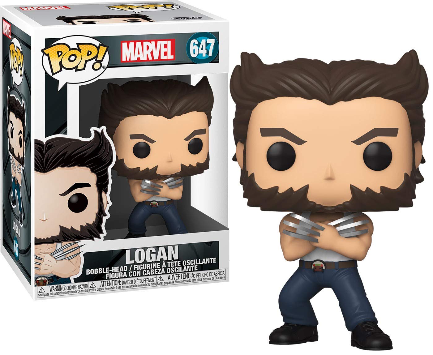 Funko Pop! Marvel: X-Men 20th Anniversary - Wolverine in Tanktop, Multicolor