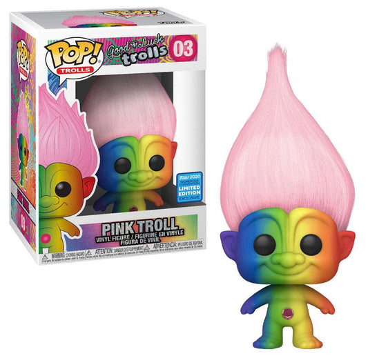 Funko POP! Pink Troll (Good Luck Trolls) 2020 Wondercon Anaheim