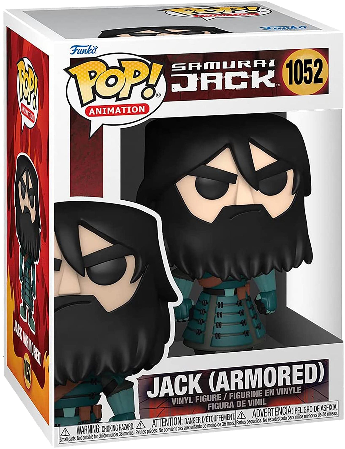 Funko Pop! Animation: Samurai Jack - Armored Jack with Chase (Styles May Vary) Multicolor 49276