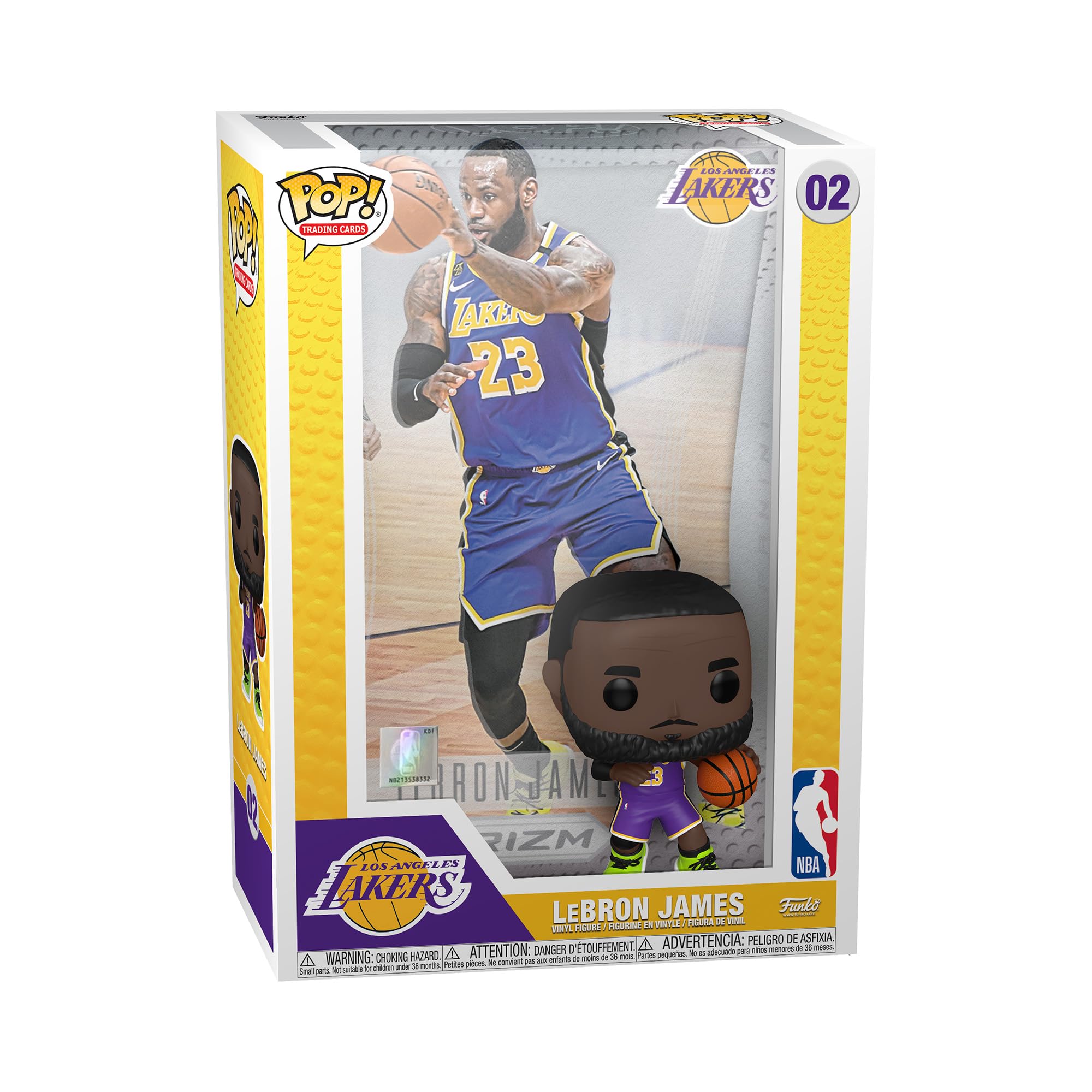 Funko Pop! NBA Trading Cards: Lebron James, Multicolor, 60525