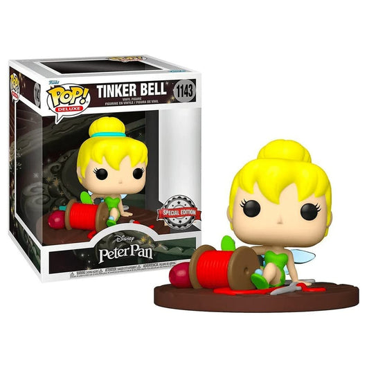 Funko Peter Pan POP! Deluxe Vinyl Figurine Tinker Bell on Spool 9 cm