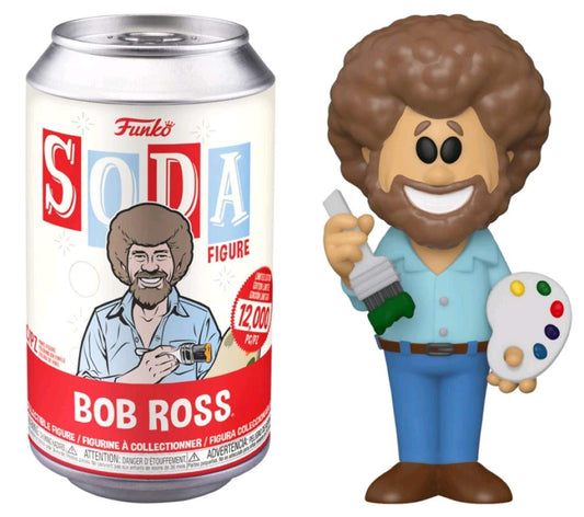 Funko Vinyl SODA: Bob Ross- Bob Ross w/Chase 1 in 6 Chance of Receiving A Chase Variant (Styles May Vary)
