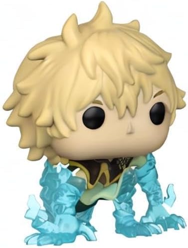 Funko Pop Black Clover Luck Voltia (Lightning Armor) GITD Chase Pop Figure (AAA Anime Exclusive)