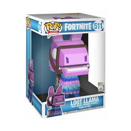Funko 39049 Pop Games: Fortnite - Loot Llama 10" Figures, Multicolor