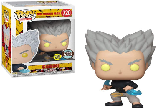 Funko Pop! Animation: One-Punch Man #720 Garou Flowing Water (Glow-in-The-Dark) Specialty Series Exclusive Vinyl Figure