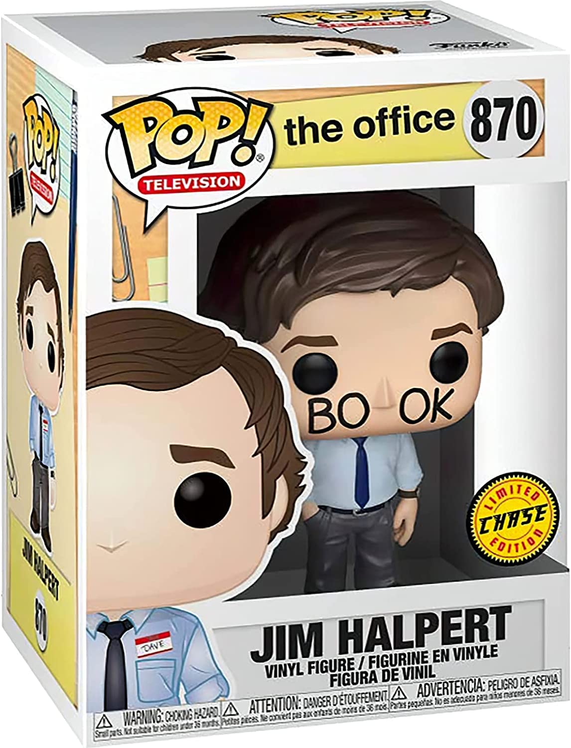 Pop TV: The Office - Jim Halpert Chase (Bundled with Eco Tek Case Protector)