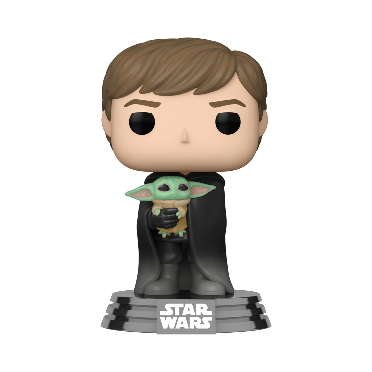 Funko POP! & Tee: Mandalorian - Luke Skywalker with Grogu (The Child, Baby Yoda)