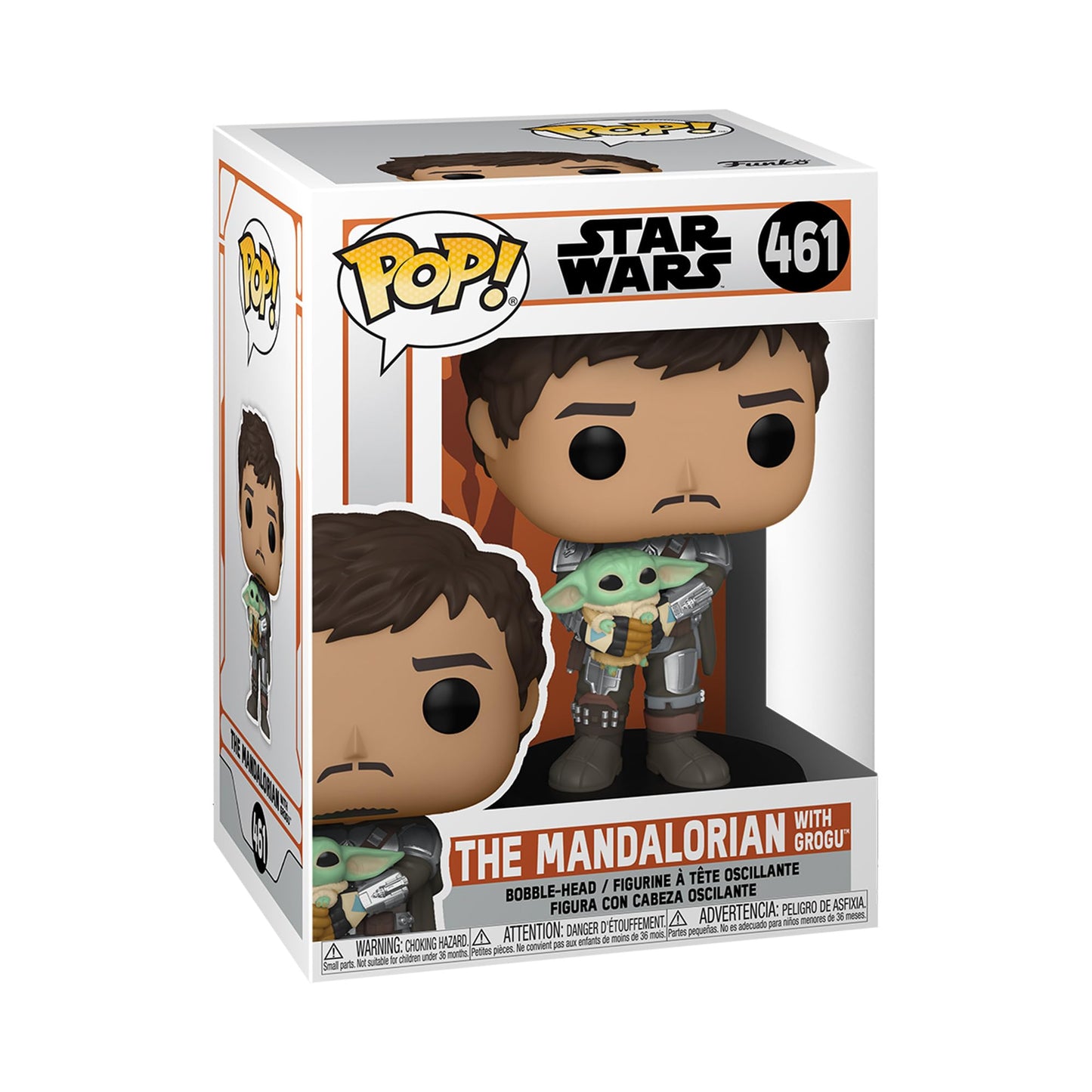 Funko Pop! Star Wars: The Mandalorian - Mando Holding Child Multicolor