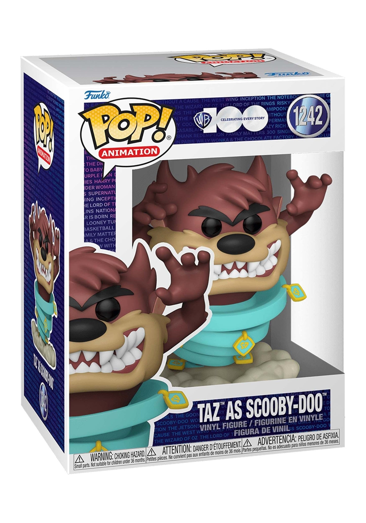 Funko Pop! Animation: WB 100 - Looney Tunes, Taz as Scooby-Doo
