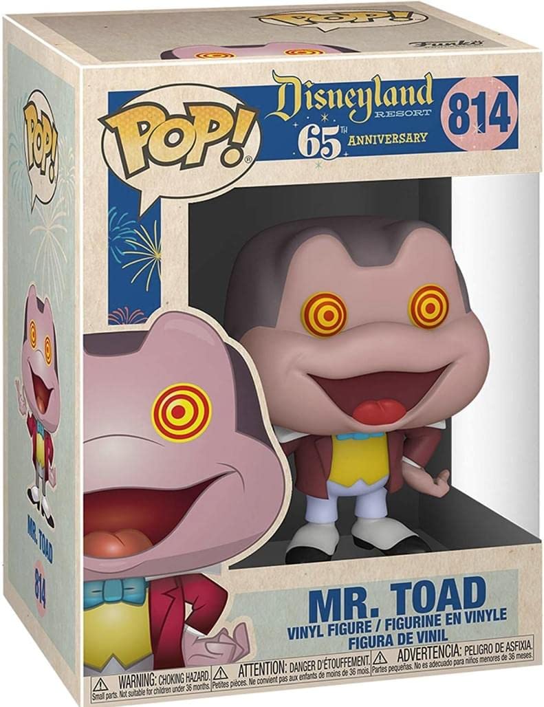 Funko Pop! Disney: Disney 65th - Mr. Toad with Spinning Eyes, 3.75 inches