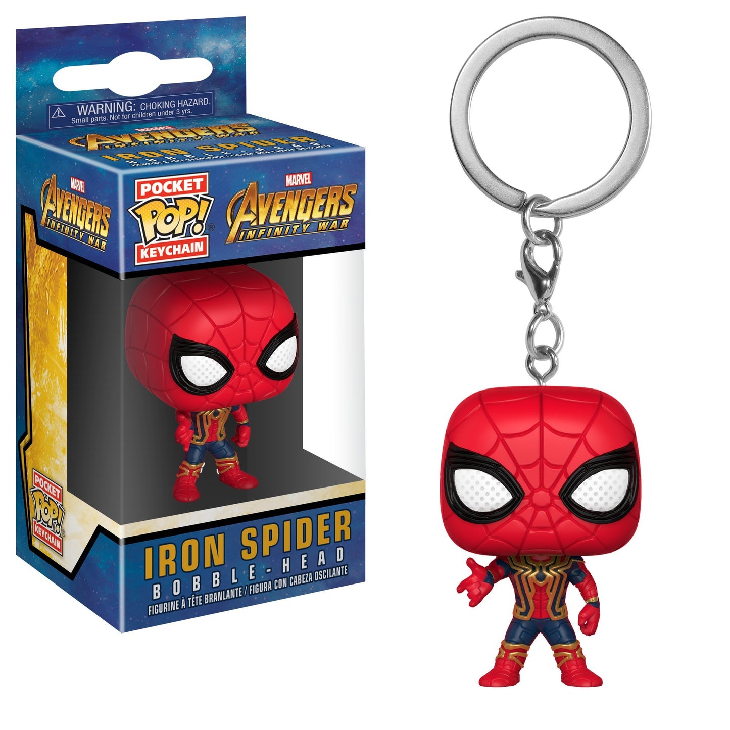 Funko POP! Keychain Marvel: Avengers Infinity War - Iron Spider, Multicolor
