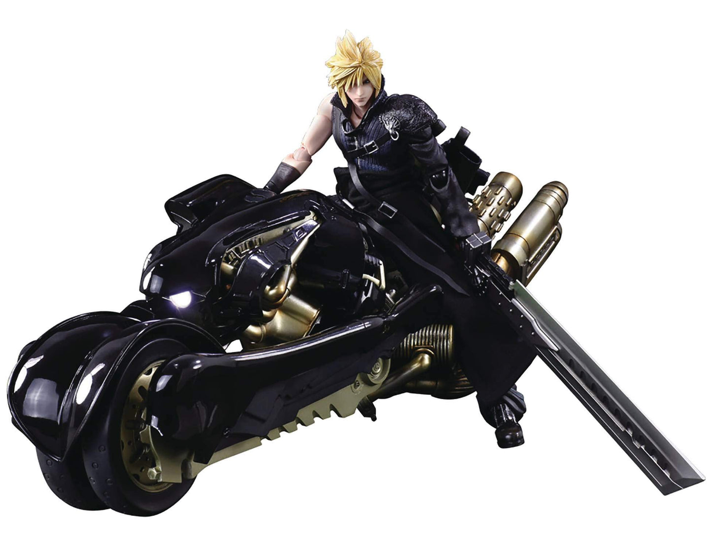 Square Enix Final Fantasy VII: Advent Children: Cloud Strife & Fenrir Play Arts Kai Action Figure