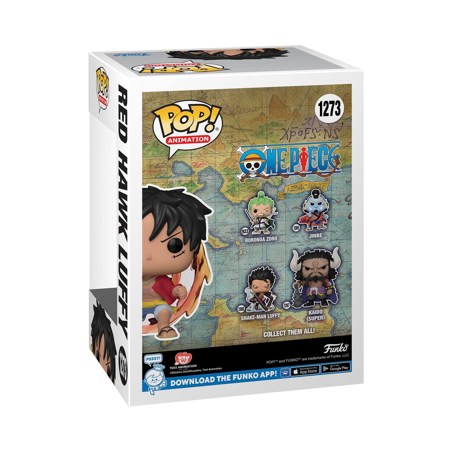 Funko One Piece: Monkey D. Luffy Law (Red Hawk) Pop Figure (AAA Anime Exclusive) Wih AAA (62701)