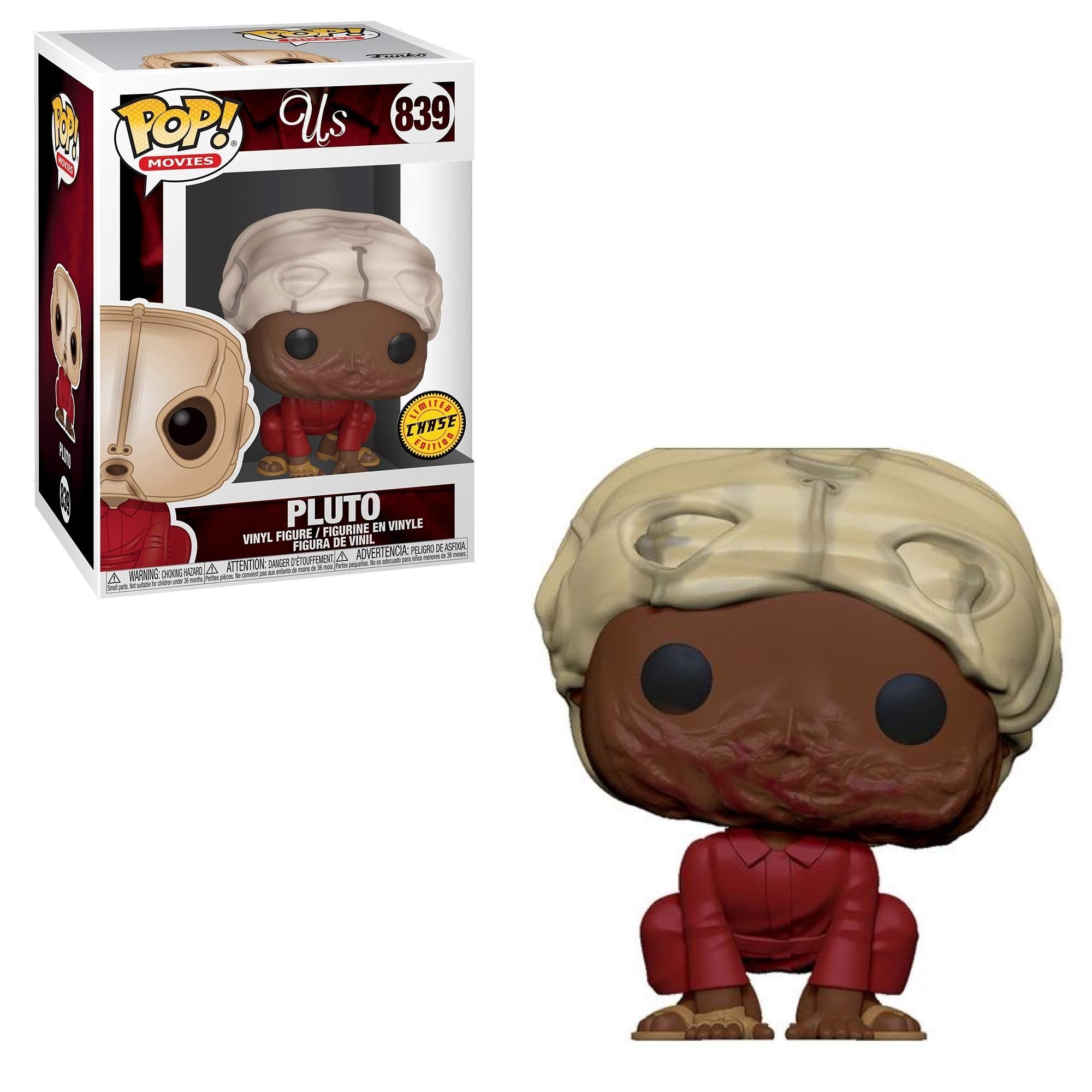Funko POP! Movies Us #839 Pluto Unmasked Chase Vinyl Figure