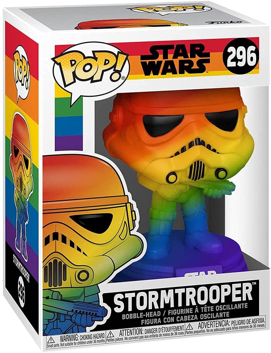 Funko Pop! Star Wars: Pride - Stormtrooper (Rainbow) Multicolor