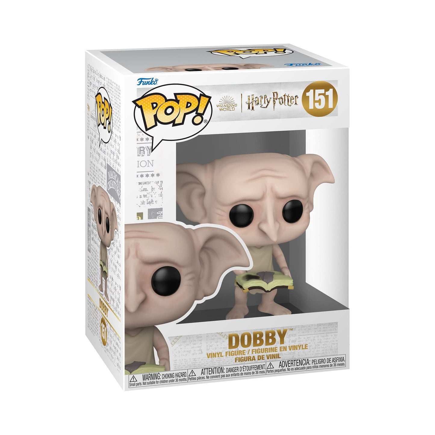 Funko Pop! Movies: Harry Potter: Chamber of Secrets 20th Anniversary - Dobby, Multicolor (65650)