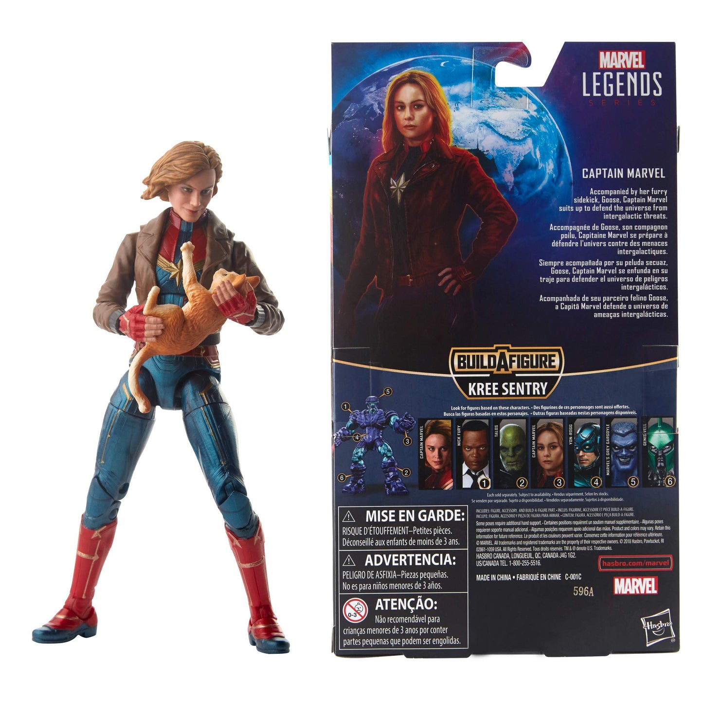 Hasbro Captain Marvel 6-Inch Legends 4