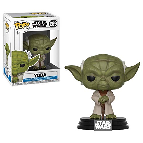 Funko Pop Star Clone Wars - Yoda Collectible Figure, Multicolor