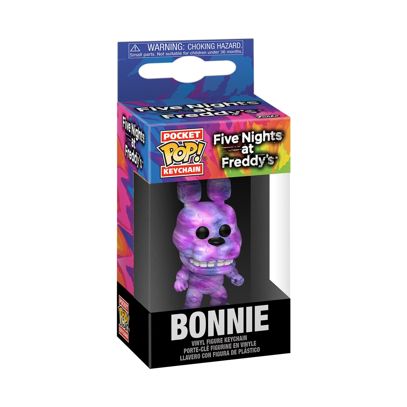 Funko Pop! Keychain: Five Nights at Freddy's, Tiedye- Bonnie, Multicolor (64233)