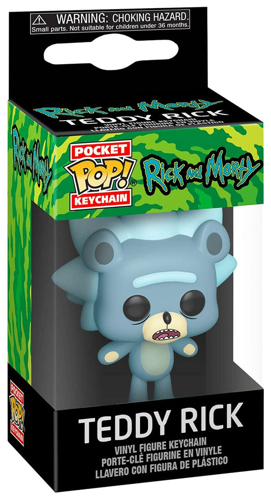 Funko Pocket Pop Keychain Rick and Morty: Teddy Rick Vinyl Figure #44747