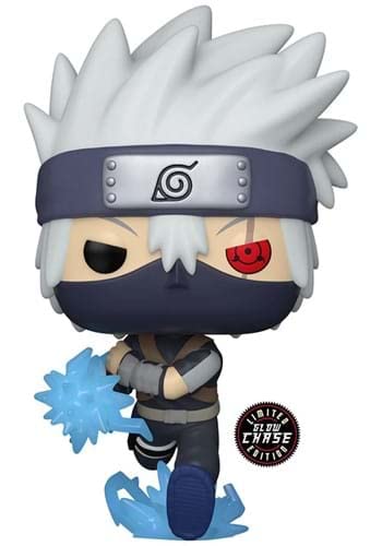 Funko Naruto Shippuden: Kakashi (Young) w/ Chidori GITD Pop Figure (AAA Anime Exclusive)